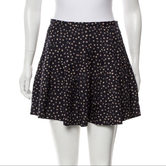 SEA New York Star Print Pleated Mini Skirt EUC - Picture 1 of 12